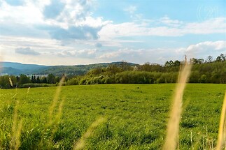 zahrada s pohled na lesy a venkovský pohled