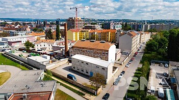 Komerční hala - Komárovské nábřeží Brno