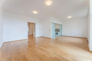 prázdná místnost s dřevěná podlaha